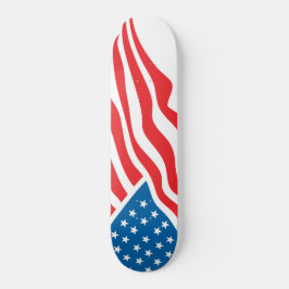 Amerikanische Flagge - 4. Juli Skateboard