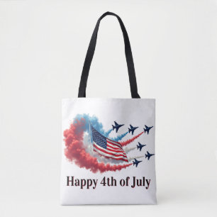 Amerikanische Flagge, 4. Juli Tasche