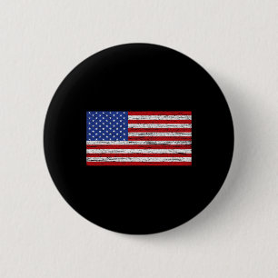 Amerikanische Flagge 4. Juli USA Patriotic Button
