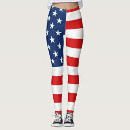 Amerikanische Flagge 4. von Juli-Leggings Leggings