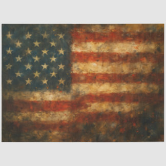 Amerikanische Flagge Abstrakt Flagge Decoupage Pap Seidenpapier
