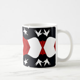 Amerikanische Flagge Abstrakt Kaffeetasse