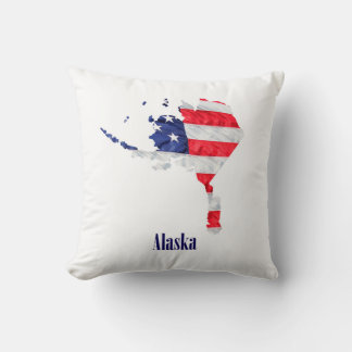 Amerikanische Flagge Alaska Vereinigte Staaten Kissen