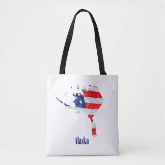 Amerikanische Flagge Alaska Vereinigte Staaten Tasche
