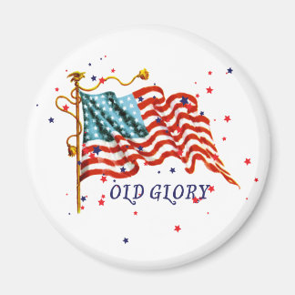 Amerikanische Flagge, alte Herrlichkeit Magnet