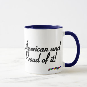 Amerikanische Flagge - amerikanisch und stolz dara Tasse