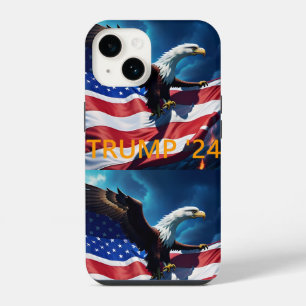 Amerikanische Flagge Amerikanischer Adler TRUMP 20 iPhone 14 Hülle