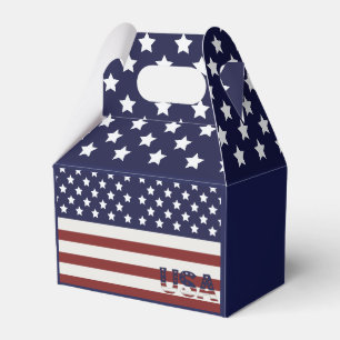 Amerikanische Flagge - amerikanisches Muster Geschenkschachtel