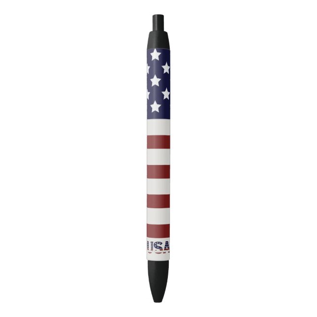Amerikanische Flagge - amerikanisches Muster Kugelschreiber (Vorderseite Vertikal)