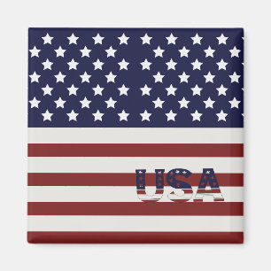 Amerikanische Flagge - amerikanisches Muster Magnet
