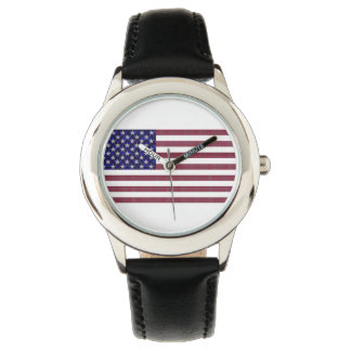 Amerikanische Flagge Armbanduhr