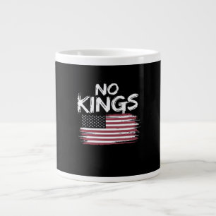 Amerikanische Flagge auf dem Kopf Distressed No Ki Jumbo-Tasse