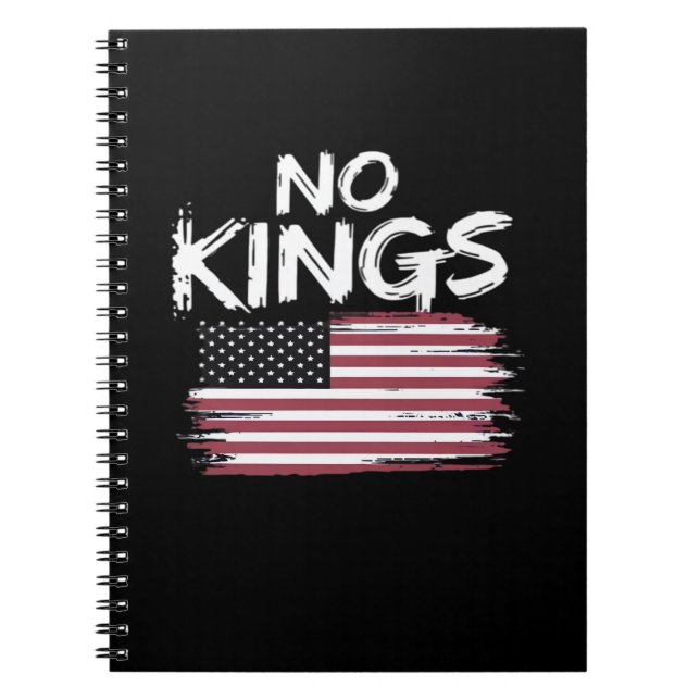 Amerikanische Flagge auf dem Kopf Distressed No Ki Notizblock (Vorderseite)