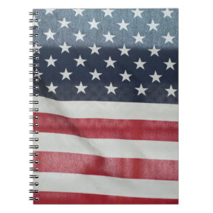 Amerikanische Flagge auf der Sussex County Fair Notizblock