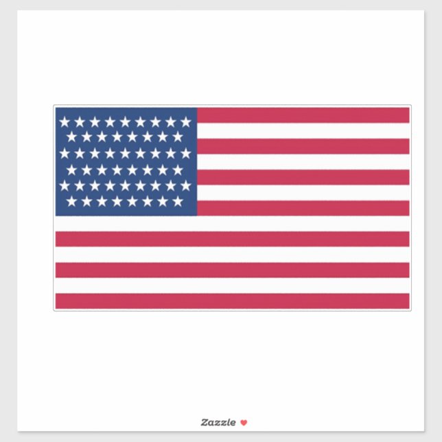 Amerikanische Flagge Aufkleber (Blatt)