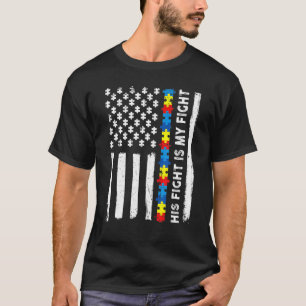 Amerikanische Flagge Autismus Bewusstsein Puzzle s T-Shirt