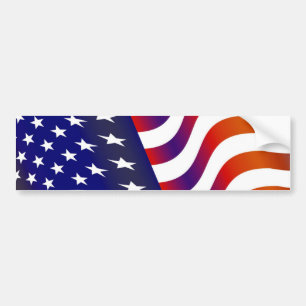 Amerikanische Flagge Autoaufkleber