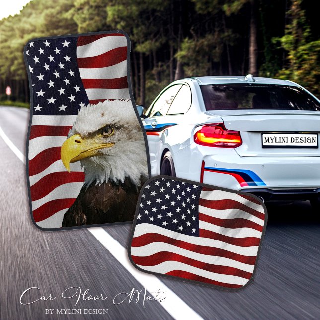 Amerikanische Flagge Autofußmatte (Von Creator hochgeladen)