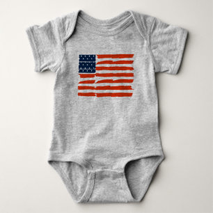 Amerikanische Flagge Baby Strampler