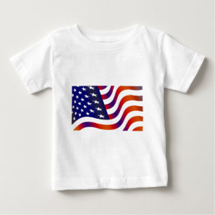 Amerikanische Flagge Baby T-shirt