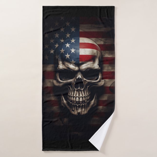 Amerikanische Flagge Badehandtuch (Badehandtuch)