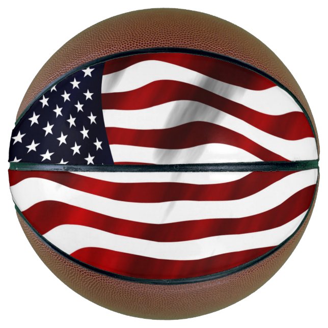 Amerikanische Flagge Basketball (Vorderseite)