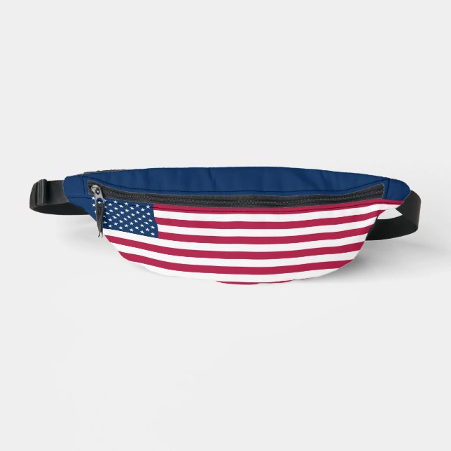 Amerikanische Flagge Bauchtasche (Vorderseite)
