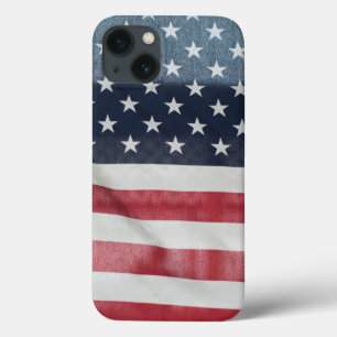 Amerikanische Flagge beim Sussex County angemessen iPhone 13 Hülle
