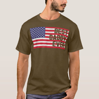 Amerikanische Flagge Best Daddy je Patriotic Daddy T-Shirt