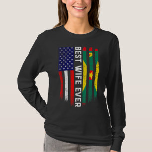 Amerikanische Flagge - Beste Ehefrau aller Zeiten T-Shirt