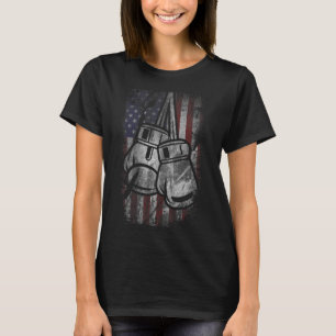 Amerikanische Flagge Box-Shirts Für Männer Frauen T-Shirt