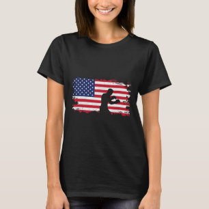 Amerikanische Flagge Boxen Bekleidung - Boxer Boxe T-Shirt