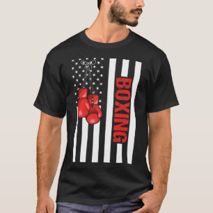Amerikanische Flagge Boxen Patriotisches Boxen 1 T-Shirt