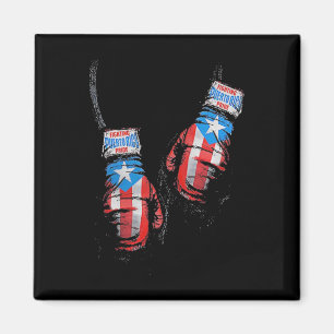 Amerikanische Flagge Boxing US Gloves Gym Boxer Fi Magnet