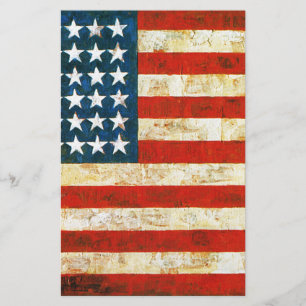 Amerikanische Flagge Briefpapier