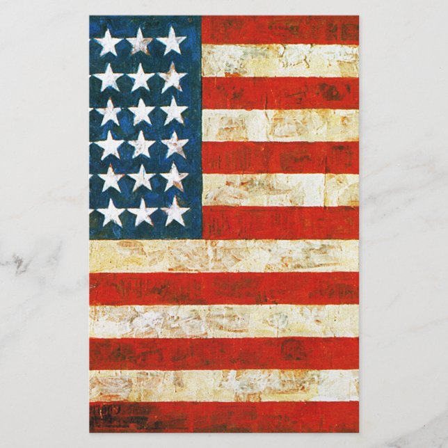 Amerikanische Flagge Briefpapier (Vorderseite)