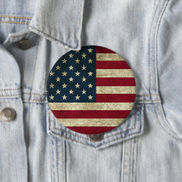 Amerikanische Flagge Button