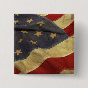 Amerikanische Flagge Button