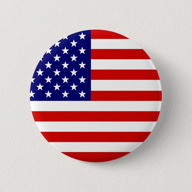 Amerikanische Flagge Button (Vorderseite)