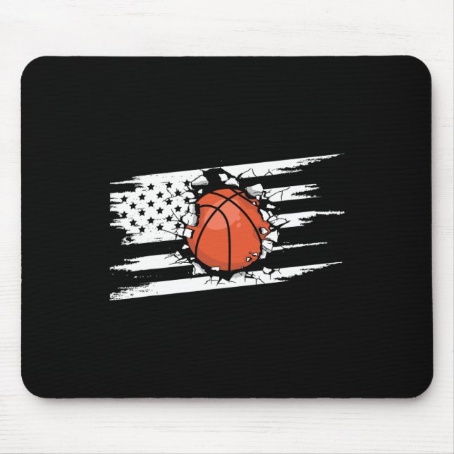 Amerikanische Flagge Bysketbyll Apparel - Bysketby Mousepad (Vorne)