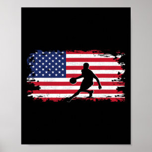 Amerikanische Flagge Bysketbyll Apparel - Bysketby Poster
