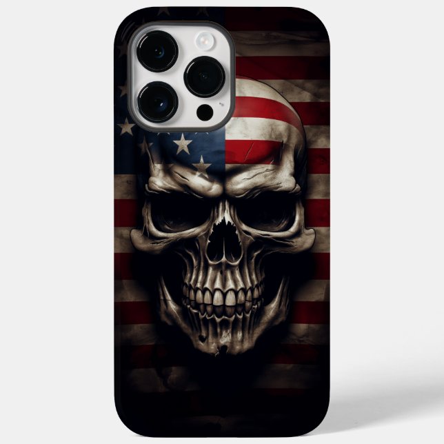 Amerikanische Flagge Case-Mate iPhone 14 Pro Max Hülle (Rückseite)