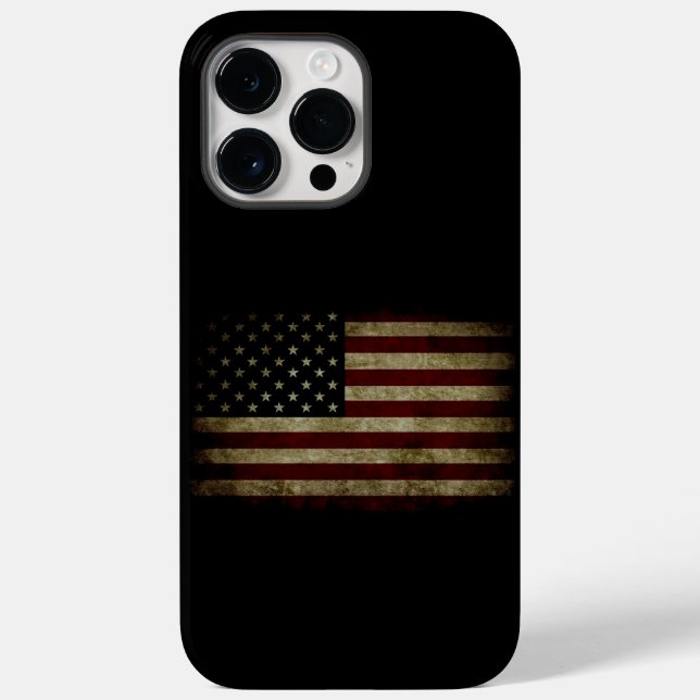 Amerikanische Flagge Case-Mate iPhone 14 Pro Max Hülle (Rückseite)