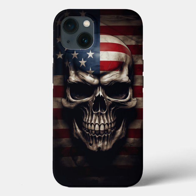 Amerikanische Flagge Case-Mate iPhone Hülle (Rückseite)