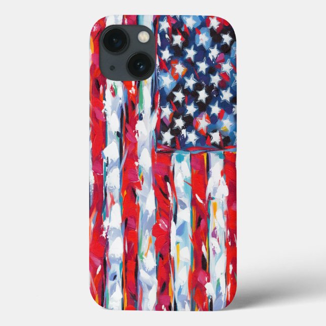 Amerikanische Flagge Case-Mate iPhone Hülle (Rückseite)