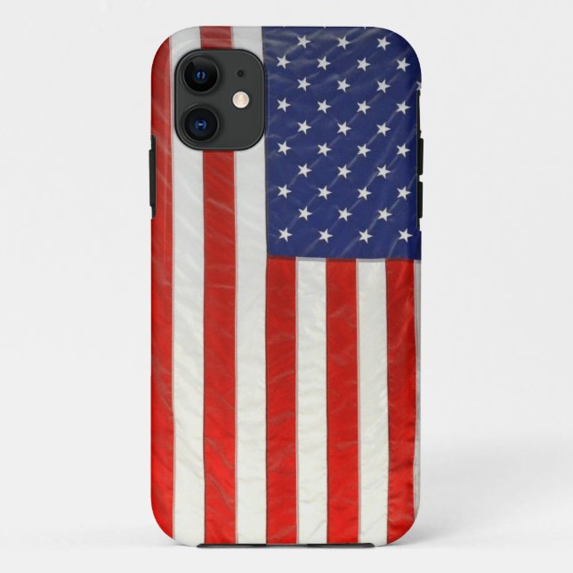 Amerikanische Flagge Case-Mate iPhone Hülle (Rückseite)