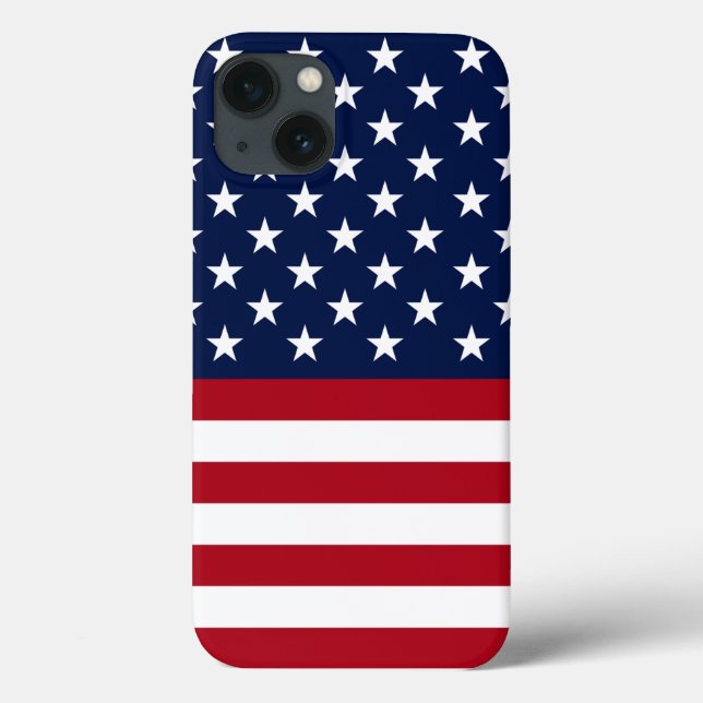 Amerikanische Flagge Case-Mate iPhone Hülle (Rückseite)
