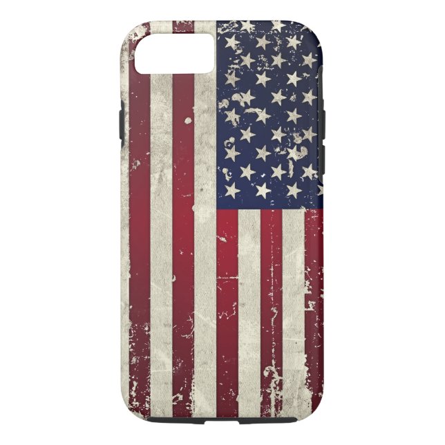 Amerikanische Flagge Case-Mate iPhone Hülle (Rückseite)