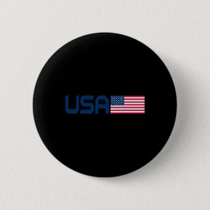 Amerikanische Flagge Cool Patriotische Männer Frau Button