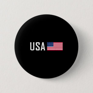 Amerikanische Flagge Cool Patriotische Männer Frau Button